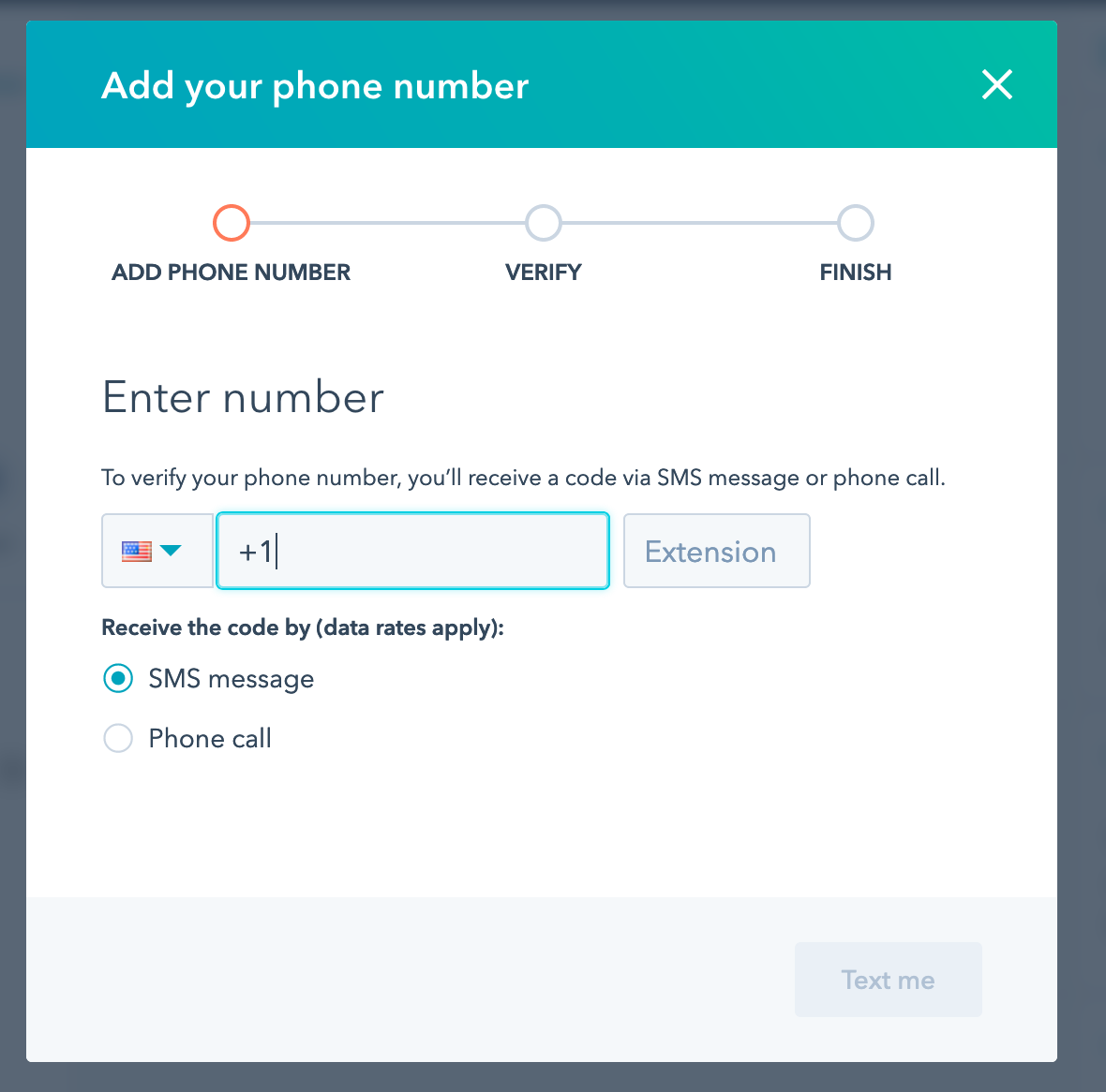 adding a phone number in HubSpot
